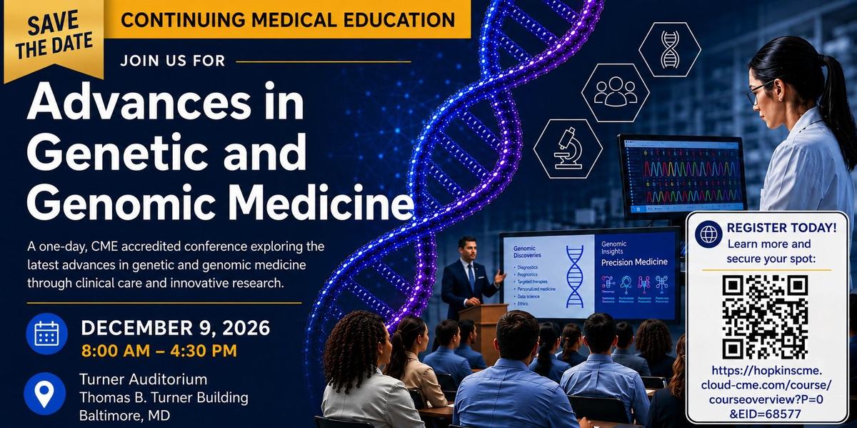 Advances in Genetic and Genomic Medicine Banner