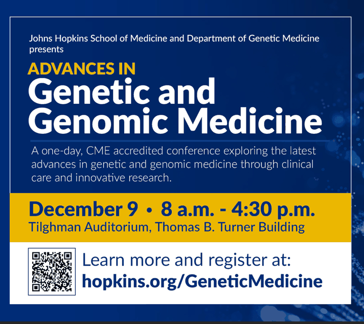 Advances in Genetic and Genomic Medicine Banner