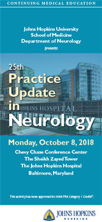 25th Practice Update in Neurology Banner