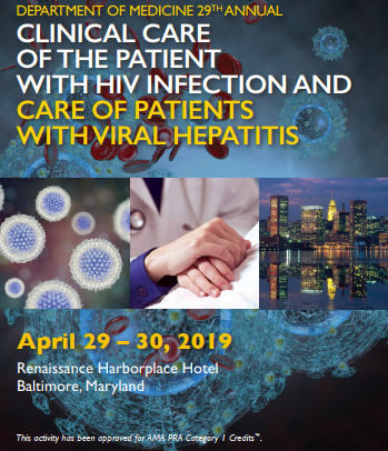 29th Annual Conference on the Clinical Care of the Patient with HIV and Care of Patients with Viral Hepatitis Banner