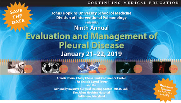 Ninth Annual Evaluation and Management of Pleural Disease Banner