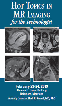 19th Annual Hot Topics in MR Imaging for the Technologist Banner