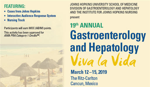 19th Annual Gastroenterology and Hepatology:  Viva la Vida Banner