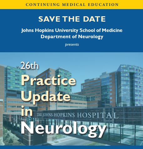 26th Practice Update in Neurology Banner