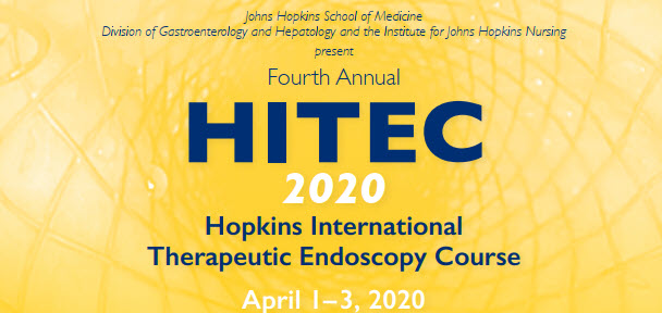 Fourth Annual HITEC: Hopkins International Therapeutic Endoscopy Course - postponed Banner