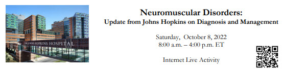 Neuromuscular Disorders:  Update from Johns Hopkins on Diagnosis and Management Banner