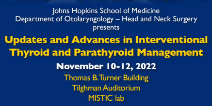 Updates and Advances in Interventional Thyroid and Parathyroid Management Banner