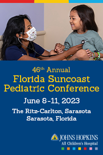 JHACH 46th Annual Florida Suncoast Pediatric Conference Banner