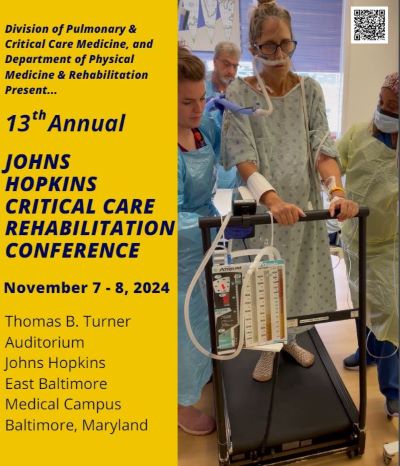 13th Annual Johns Hopkins Critical Care Rehabilitation Banner
